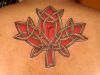 celtic knot tattoo on back